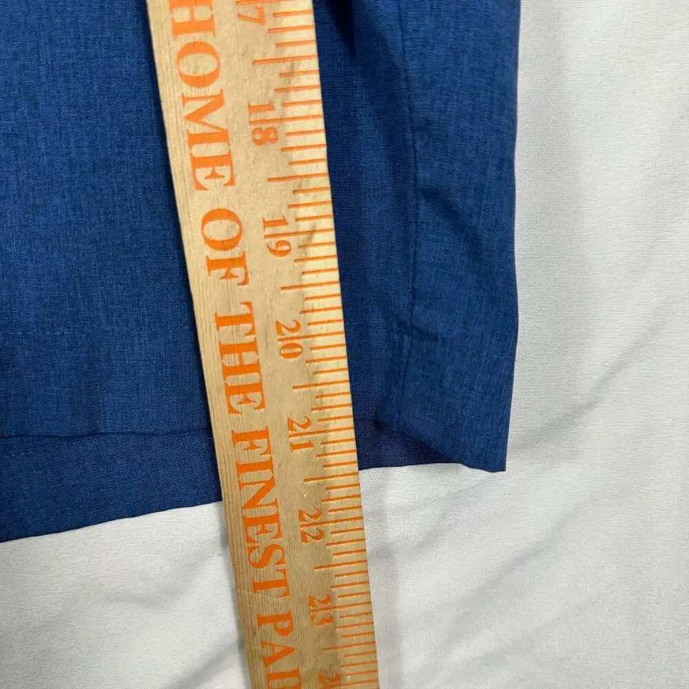 Grand Slam Men's Flat Front Stretch Golf Shorts Blue Size 42